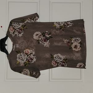 Floral Sheer Top